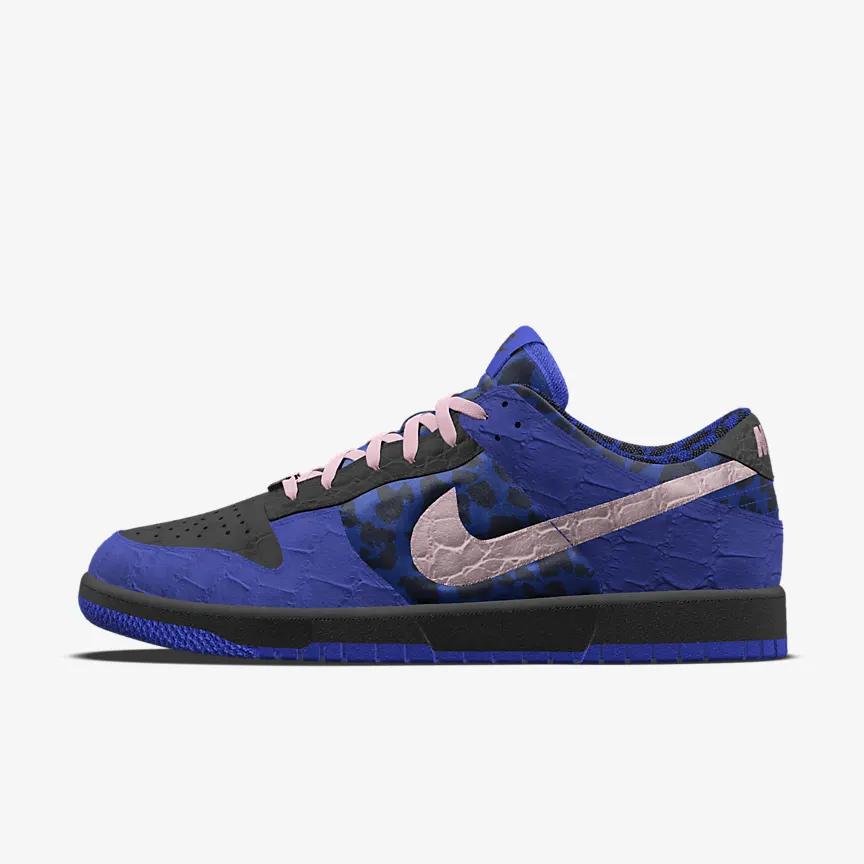 Giày Nike Dunk Low Unlocked By You Nữ Xanh Đen